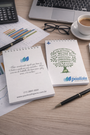 Bloco de Notas A5 Corporativo